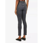 Citizens of Humanity  olivia slim-leg high-rise denim jeans radiant washed black Photo 5