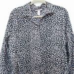 Victoria's Secret Womens Sleep Shirt Size L Black Leopard Print Lounge Oversized Photo 0