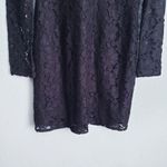 WAYF  Black Long Sleeve Lace Say It Out Loud Dress Photo 2