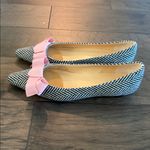 J.Crew New Without Box Vintage  Tweed Bow Flats Sz 7.5 Photo 2
