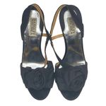 Badgley Mischka β Rosette Stiletto Heeled Sandals β Black β 8M β Cocktail Attire Photo 9
