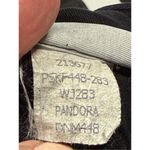 Paige Peg Leg Pandora Black Sheen Coated Jean Size 30 Photo 9