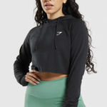 Gymshark  Cropped Hoodie Black- S Photo 0