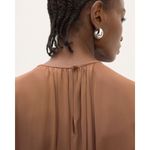 Everlane  The Gathered Midi Dress Size M Photo 3