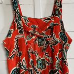 Band of the Free Teresa Tangerine Floral Tank Mini Dress M Photo 7