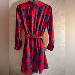 J.Crew  Red Floral Women's Dress Photo 9