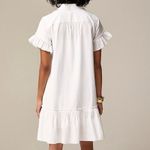 J.Crew amelia mini collared shirtdress white cotton poplin by923 women x-small Photo 1