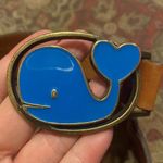 Heritage 1981 Leather trouser belt with whale 🐳 buckle Photo 8