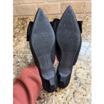 Anne Klein  Classic Black TALAH Pointed Toe Bow Kitten Heel Mules Shoes Womens 10 Photo 6