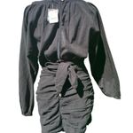 Free People ENDLESS SUMMER Sz Small THE ONLY ONE BLACK TIE BACK MINI DRESS NWT Photo 4