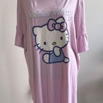 Hello Kitty  Sleep Dress Women's Ruffle Sleeve‎ Cute Kawaii L/G Photo 0