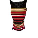 Iz Byer  Y2K Vintage Gathered Sleeveless Top Lace Back XS Photo 8