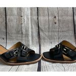G.H. Bass &Co. Black Penelope Leather Sandals NWOB Photo 8