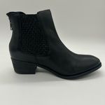 Journee Collection  Boots Womens‎ 6 Black Premium Leather Emerson Boots NEW Photo 2
