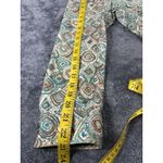 cj banks Geometric Print Utility Shirt Jacket Shacket Teal Brown Size 1X Photo 12