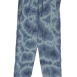 Knox Rose Women’s Jogger Pants Blue Tie Dye Embroidered Drawstring Size M Photo 0
