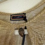 Kurt Geiger  Gold swim cover up Photo 5