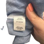 Saylor  Eyelet‎ Button Down Midi Dress Light Blue XS Photo 5