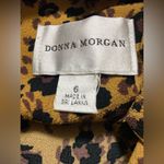 Donna Morgan  Animal Print Button Up Belted Jumper Dress Photo 8
