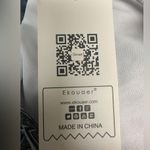 Ekouaer  black & white Aztec print high halter one piece bathing suit Photo 3