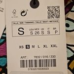 ZARA ππ Printed Midi Dress ~ Multi-Color Abstract Botanical Print Small S NWT Photo 15