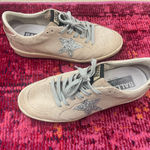Golden Goose  Beige Sneakers with Silver Star Photo 4