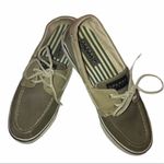 Sperry  Top Sider two tone khaki shoes Photo 1