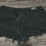 American Eagle Outfitters Black Jean Shorts Distressed Style size 6 Photo 1