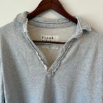 Frank & Eileen  Patrick Popover Henley Women's Medium Gray Heather Triple Fleece Photo 5