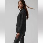 Athleta  Women's Gallery Hoodie Top in Black Size Medium Photo 2
