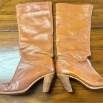 Frye Vintage Tan Camel 100% Leather Knee High Boots Womens 6 Photo 6