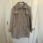 Kenneth Cole New York Quilted Tan Trench Coat Size Large Photo 1