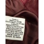 Walter Baker  Red Leather Pencil Midi Skirt Button Snap Fitted Women Size 4 Photo 7