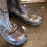 Ecco  Brown suede Leather boots‎ with wool lining Size 35 4-4.5 Photo 5