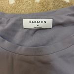 Babaton  Aritzia purple grey high neck snap button bodysuit women’s size medium Photo 5