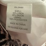 Pendleton  Abstract Black and White linen blend Dress size 14 Photo 5