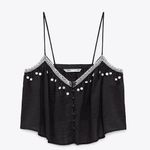 ZARA Beaded Top Photo 0