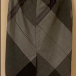 Kenar Wool Plaid Pencil Skirt Photo 1