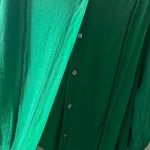 Zac & Rachel Vibrant Green Blouse Size XL Photo 1