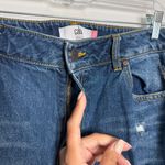 CAbi 100% Boyfriend Jeans Ripped Distressed #4152 Blue Wash Size 12 Photo 2
