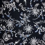 Caslon Blue Linen Blend Wide Leg Crop Pants - Size Medium Photo 6