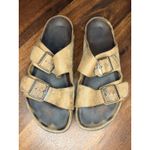Birkenstock  Arizona Brown Two Strap Sandals Size 39 USED Photo 1