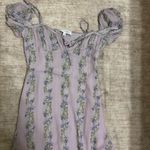 Intermix  purple floral mini dress size 6 Photo 1