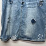 Sunshine Apparel Y2K Vintage Patchwork Festival Western Cowgirl Denim Skirt 22W Blue Photo 2