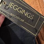 Rocawear  Size 18~Jegging~Black Stretch Panels Gold Bling New NWT Photo 5