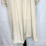 Hot & Delicious  Champagne Gold Crocheted Shift Dress Size M Photo 2