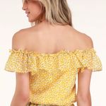 Lulus Off The Shoulder Shirt Photo 2