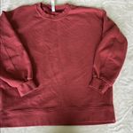 Lululemon  Dusty Rose Cotton Crewneck Photo 0