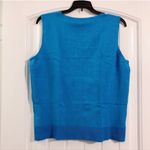 Cable & Gauge  Knit Top Sleeveless Blue Size XL NWT Photo 2