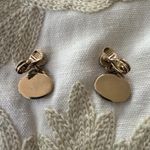 Monet Translucent Green Bead Goldtone Clip Photo 2